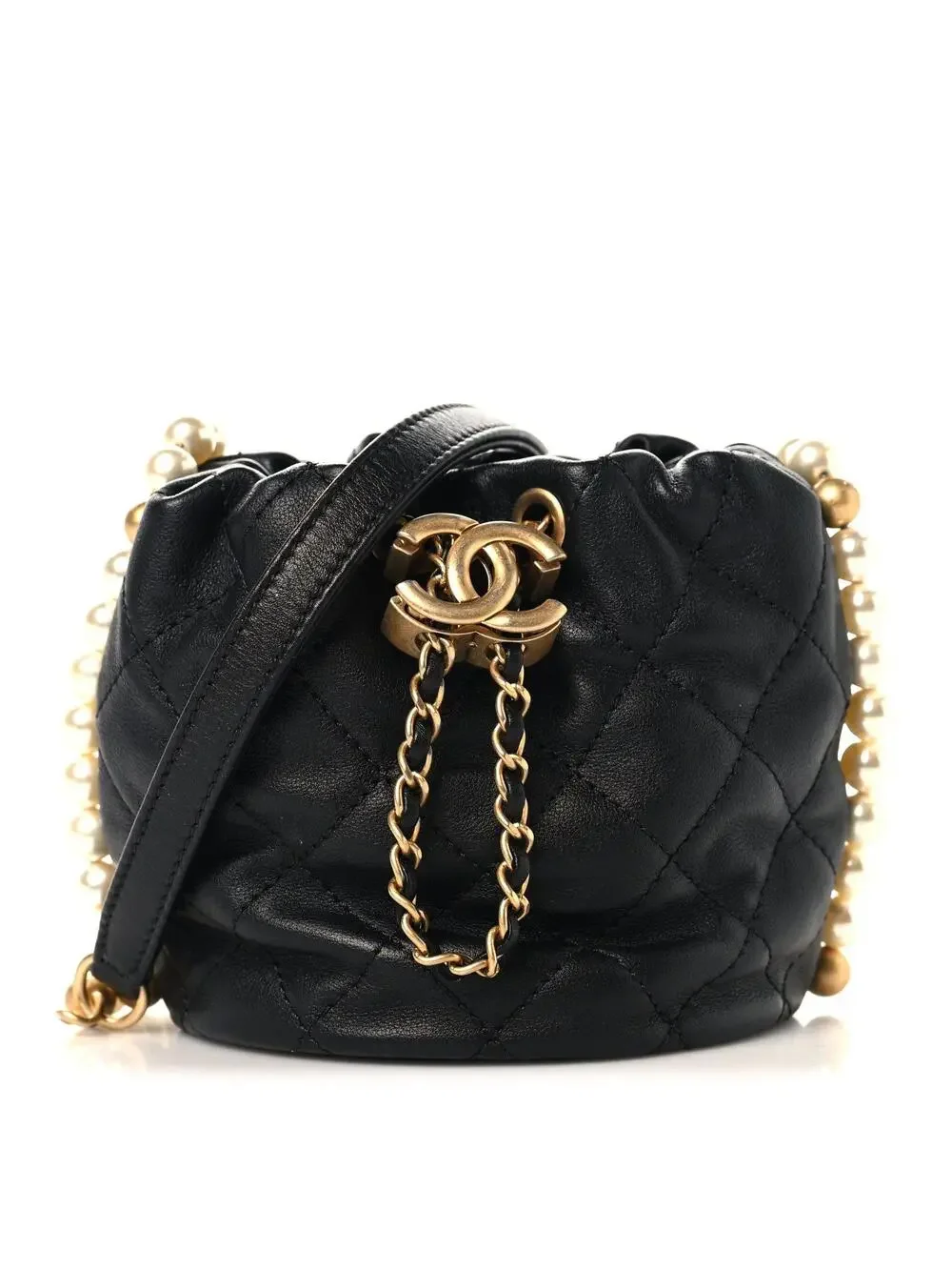 Chanel Calfskin Quilted Pearl Mini #308836C19B